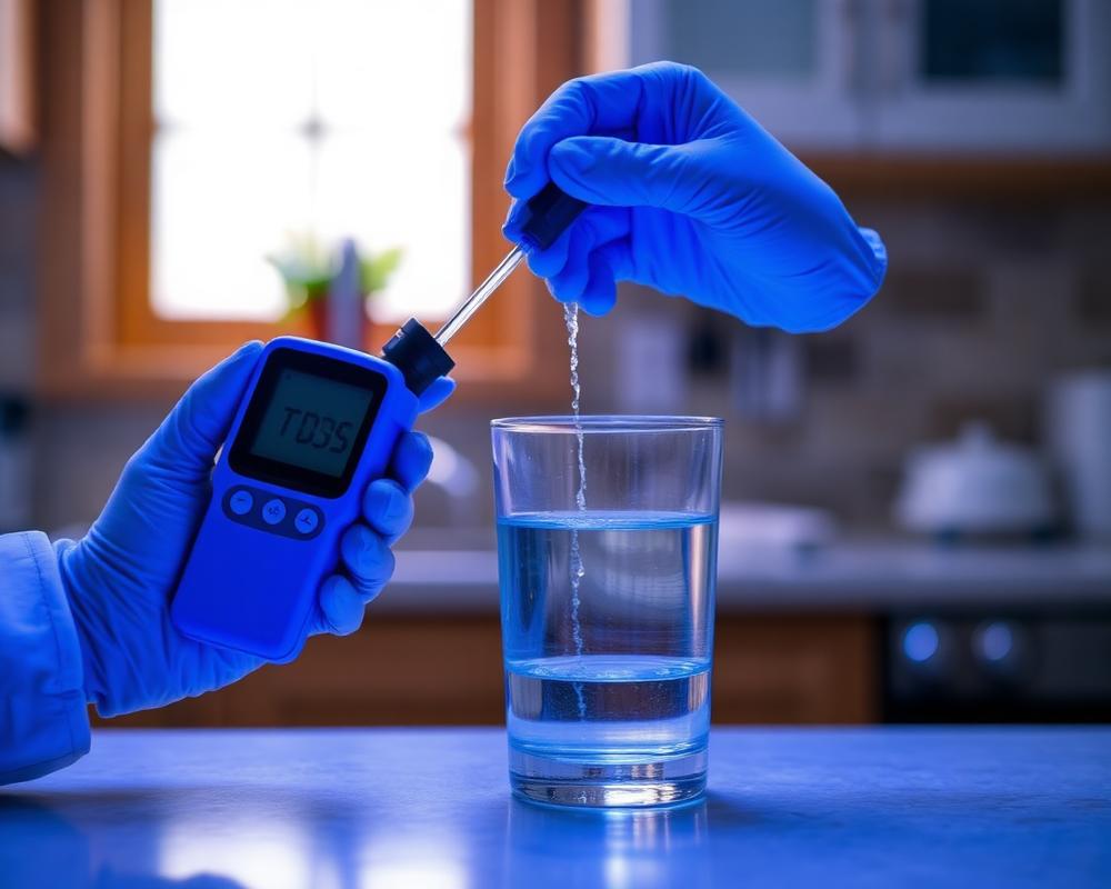 TDS meter water quality testing before RO installation in Bhubaneswar