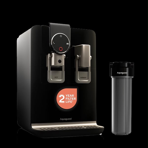 Aquaguard Aspire Blaze RO purifier with instant hot and ambient water dispensing