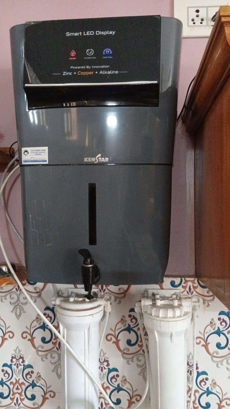 Kenstar Pureza smart LED display RO UV UF copper alkaline water purifier